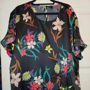 NWT Worthington Floral Top 2x